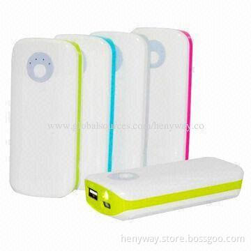 Lipstick Series Power Banks with 5,200mAh Capacity, Various Colors Available